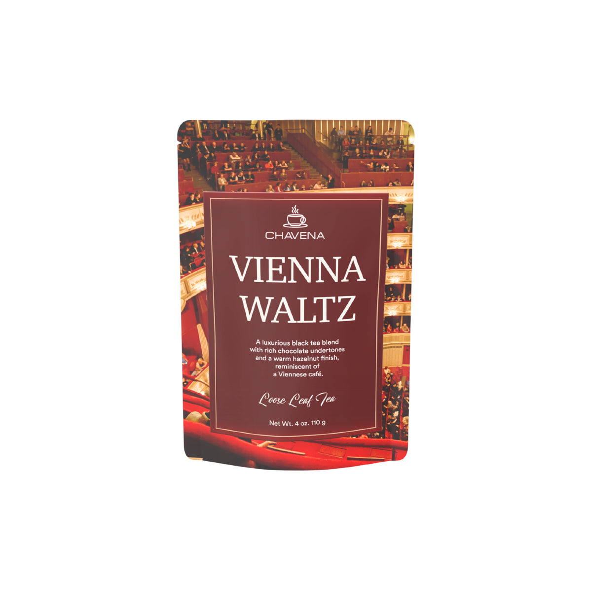 Vienna Waltz loose leaf tea — roasted hazelnut, dark chocolate, caramel | Chavena
